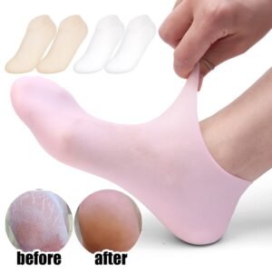 Silicone Foot Care Gel Socks – Anti Crack Moisturizing Heel Repair Socks